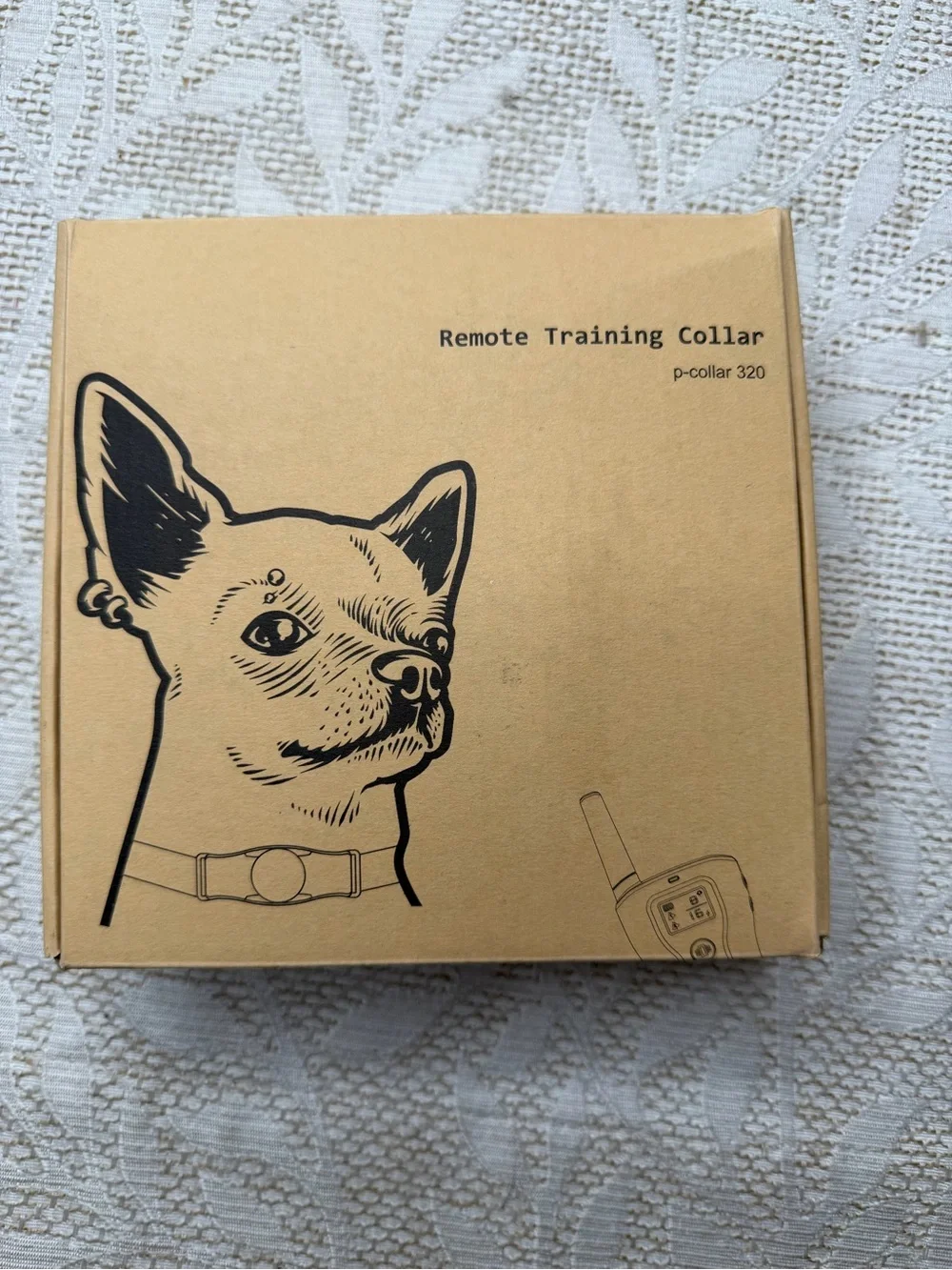 Remote Training Collar - Tan Packaging